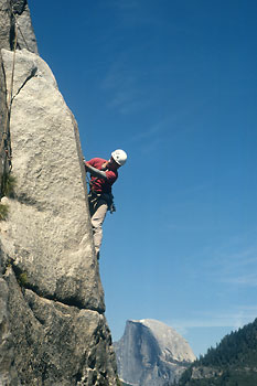 Klettern am Ostpfeiler des El Capitan