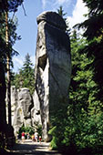 Blick auf Poledni und Felsenstadt